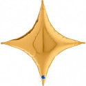 Deco-Concave Cross Gold 30"