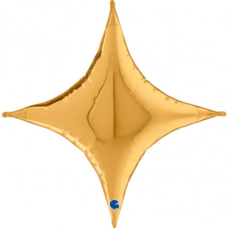 Deco-Concave Cross Gold 30"