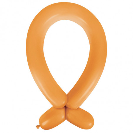 Ballons à Sculpter 360 Mandarine - Lot de 50 Modelling Tangerine Anagram