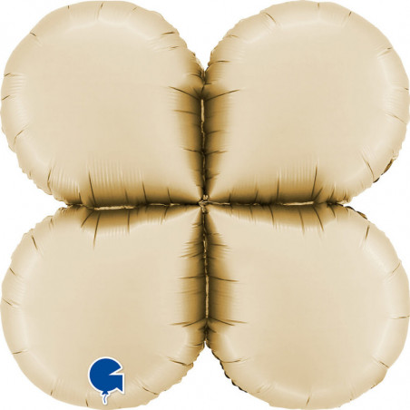 Coussin Base de Ballons Alu Beige Mat 26" 66 cm – Grabo