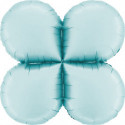 Coussin Base de Ballons Alu Bleu Pastel Mat 26" 66 cm – Grabo