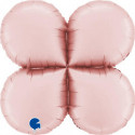 Coussin Base de Ballons Alu Rose Pastel Mat 26" 66 cm – Grabo