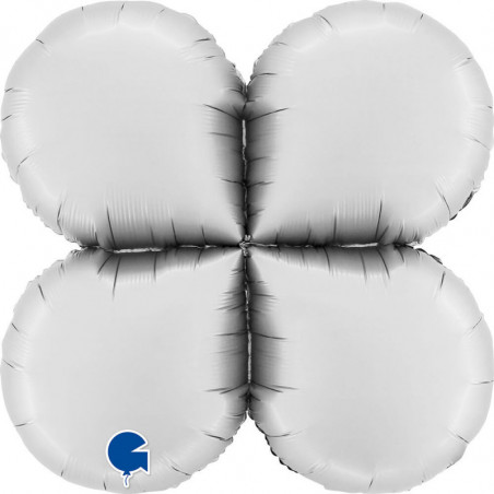 Coussin Base de Ballons Alu Blanc Mat 26" 66 cm – Grabo