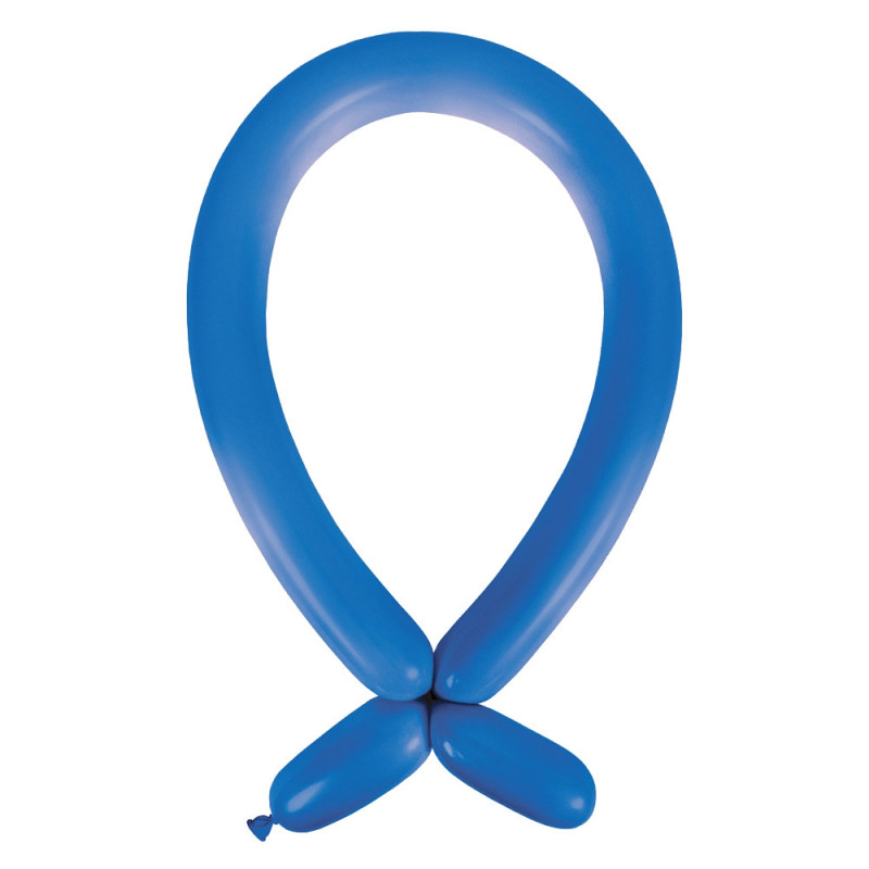 Ballons à sculpter 260 - bleu foncé Modelling Ocean Blue