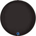 Ballon Globe Orbz Noir Mat – Fumé Black 15" (38 cm) – Grabo