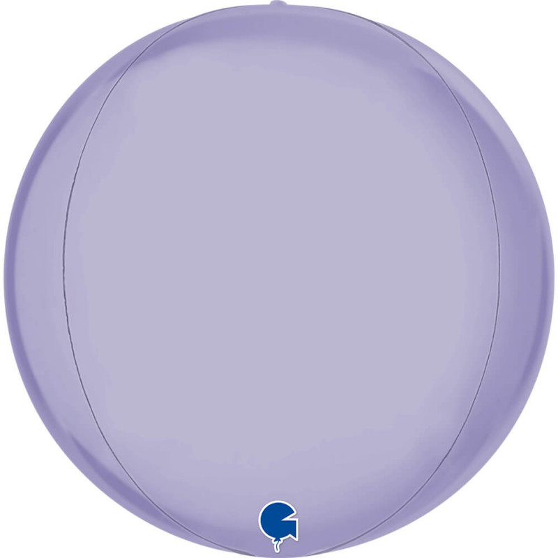 Ballon Globe Orbz Parme 15" (38 cm) – Grabo