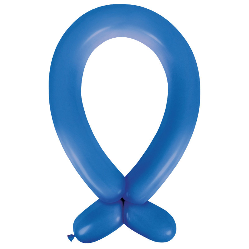 Ballons à Sculpter 360 Bleu Foncé - Lot de 50 Modelling Ocean Blue Anagram