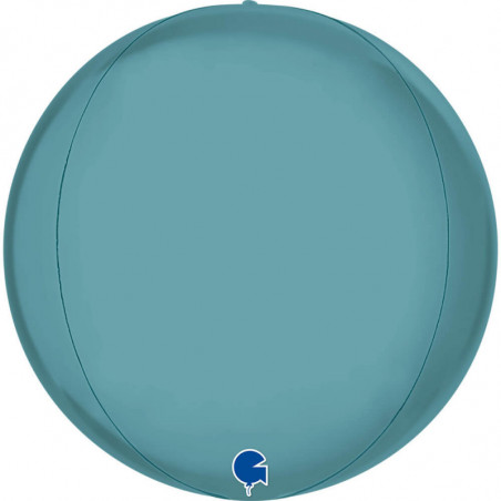 Ballon Globe Orbz Bleu Glacial 15" (38 cm) – Grabo