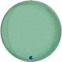 Ballon Globe Orbz Vert Pastel 15" (38 cm) Platinium Tiffany – Grabo