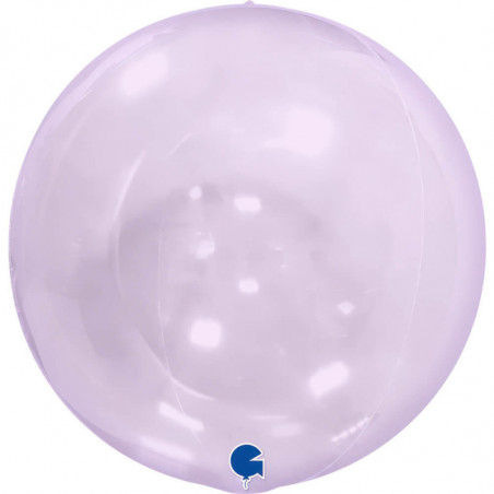 Ballon Cristal Globe 4D Violet Transparent – Grabo