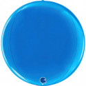 Ballon Orb Mylar Bleu Foncé – 30 cm – Grabo