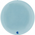 Ballon Orb Mylar Bleu Clair – 30 cm – Grabo