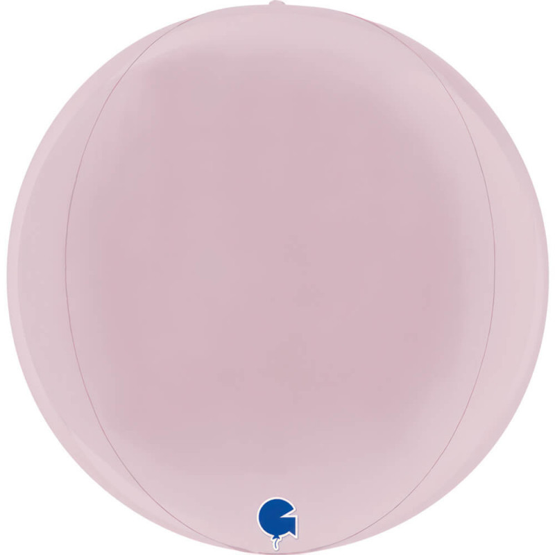 Ballon Orb Mylar Rose Clair – 30 cm – Grabo