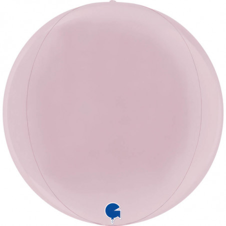 Ballon Orb Mylar Rose Clair – 30 cm – Grabo