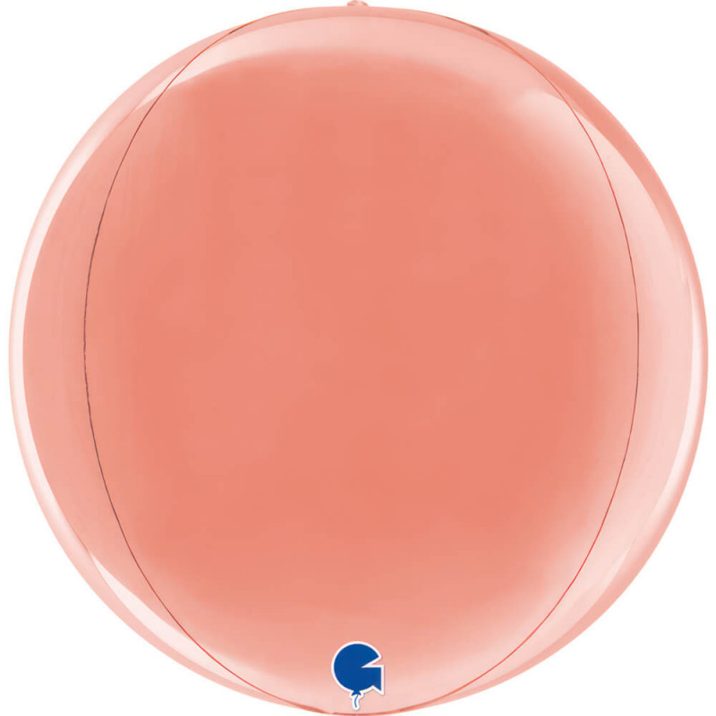 Ballon Orb Mylar Rose Gold Brillant – 30 cm – Grabo