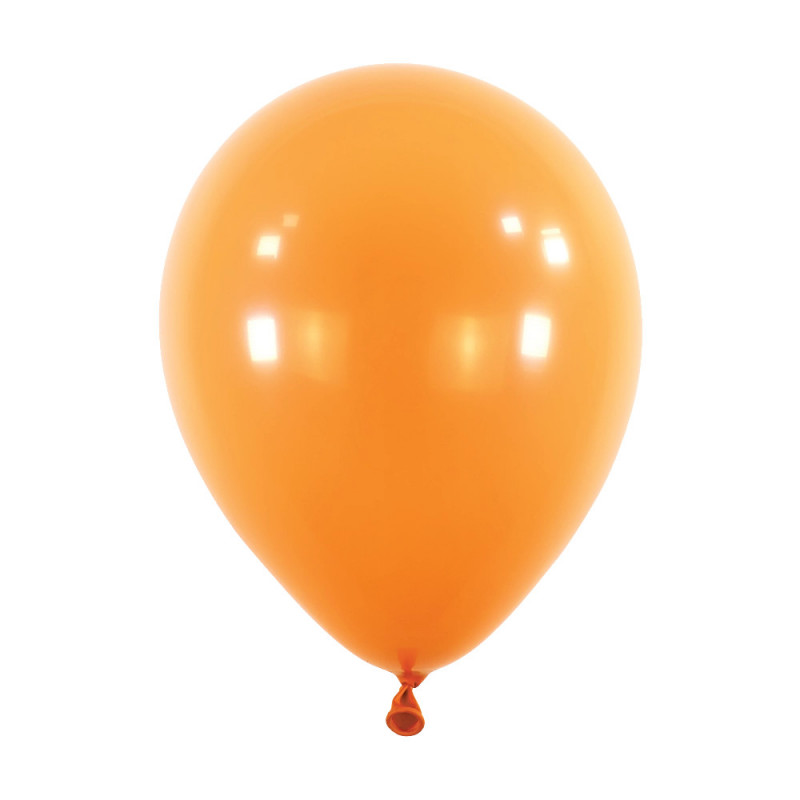 Mini Ballons latex 5" ROND - 13CM - Mandarine