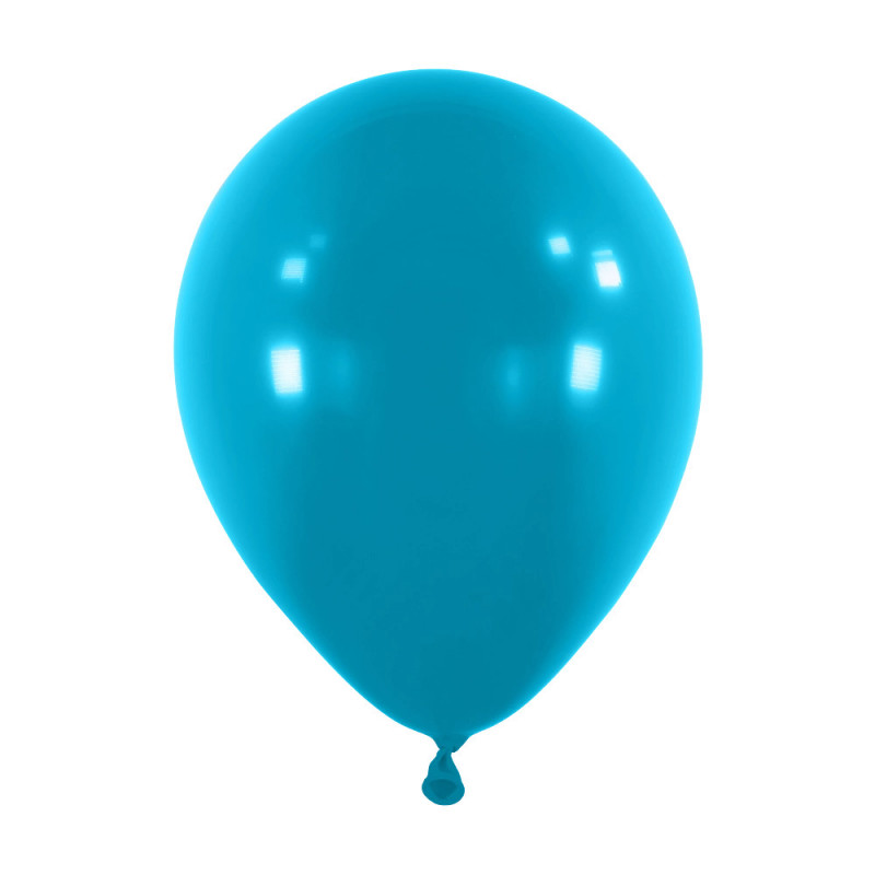 Ballons latex 11" ROND - 28CM - Bleu Turquoise Tranquil Blue Anagram
