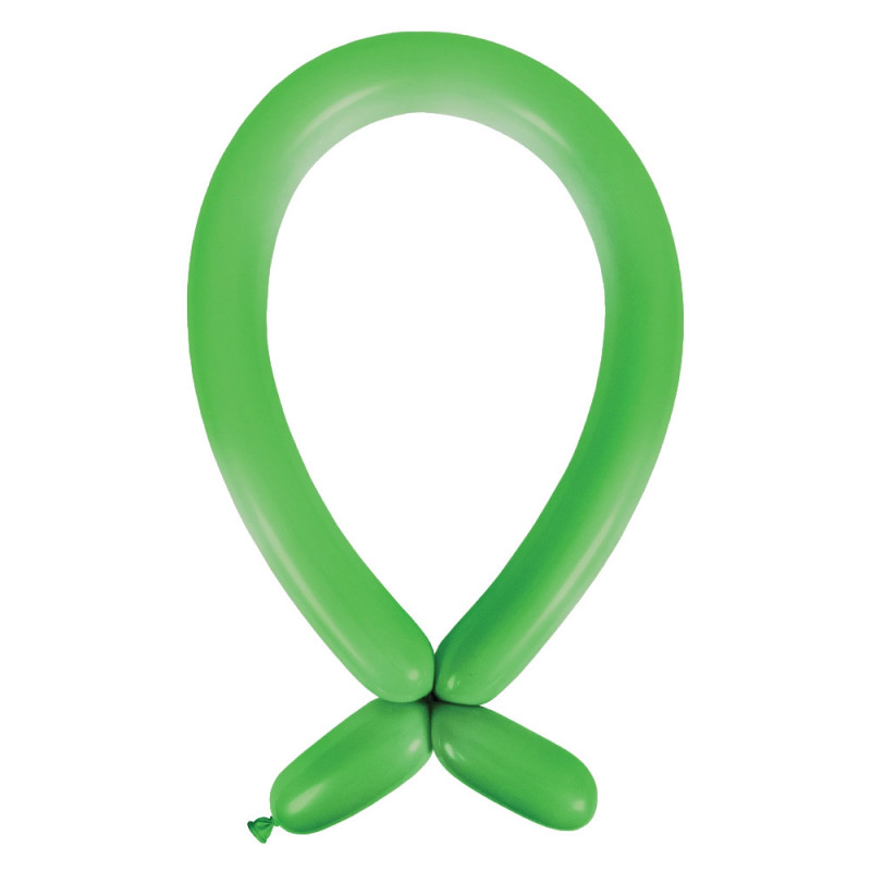 Ballons à sculpter 260 - vert Modelling Festive Green Anagram