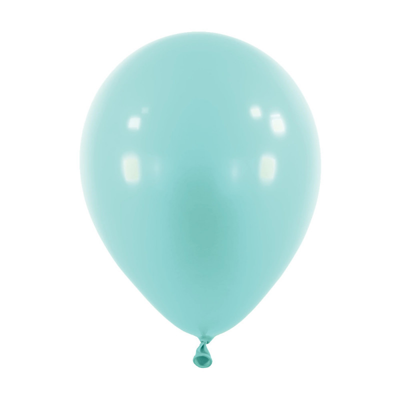 Ballons latex 11" ROND - 28CM - Bleu Caraibe Caribbean Blue Anagram