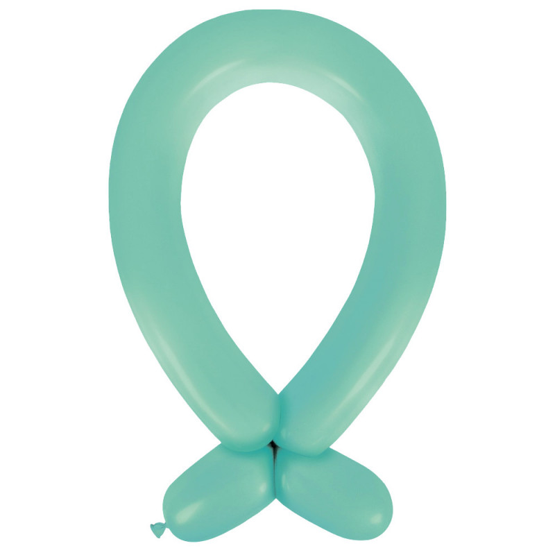 Ballons à Sculpter 360 Vert Forêt - Lot de 50 Modelling Robin's Egg Blue Anagram
