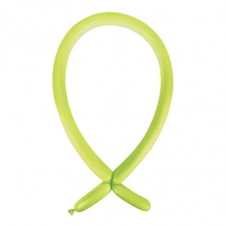 Ballons à sculpter 160 - vert anis Modelling Kiwi