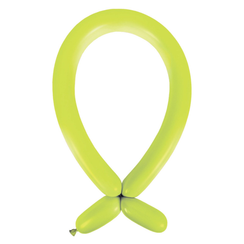 Ballons à sculpter 260 - vert anis Modelling Kiwi