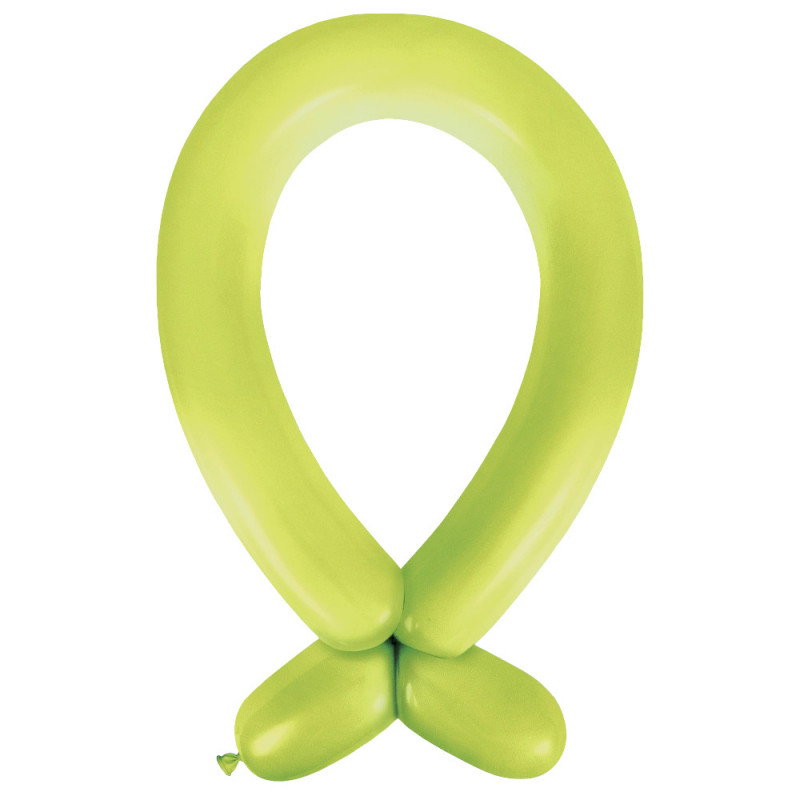 Ballons à Sculpter 360 Vert Anis - Lot de 50 Modelling Kiwi Anagram