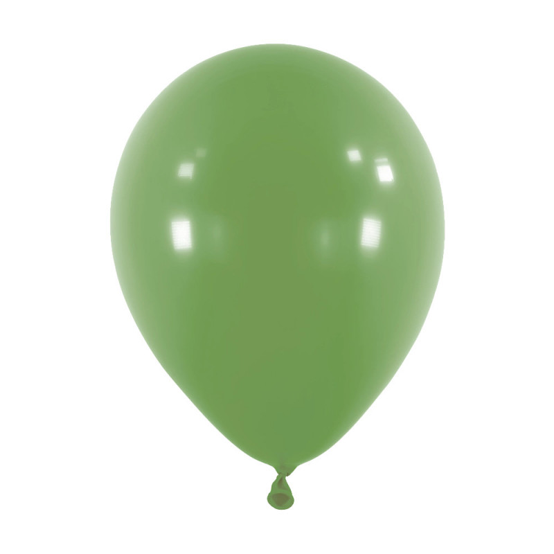 Mini Ballons Latex 5" - 13 cm Vert Olive Anagram