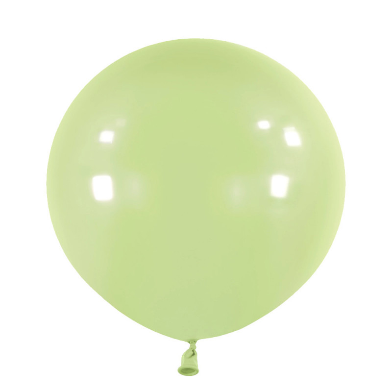 Ballons latex 24" ROND - 60CM - Matcha Sage Anagram
