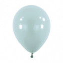 6 Ballons latex 11" ROND - 28CM - Bleu glacial Anagram