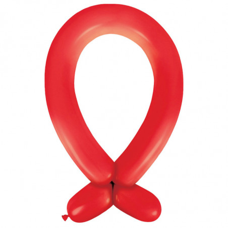 Ballons à Sculpter 360 Rouge - Lot de 50 Modelling Apple Red Anagram