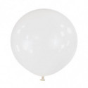 Ballons latex 24" ROND - 60CM - Transparent Crystal Clearz Clear Anagram