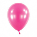 Ballons latex 11" ROND - 28CM - Rose Framboise nacré
