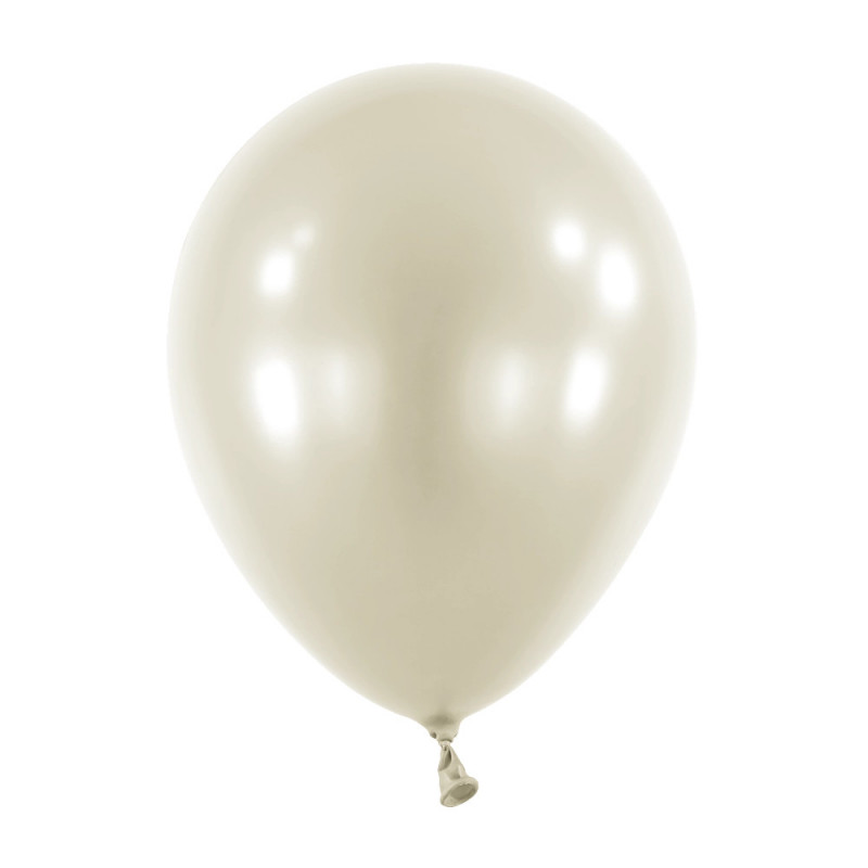 Ballons latex 11" ROND - 28CM  - Argent nacré Metallic Silver Anagram