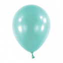 Ballons latex 5" ROND - 13CM  - Bleu caraibe nacré Pearl Caribbean blue Anagram