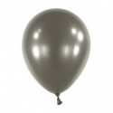 Ballons latex 11" ROND - 28CM - Noir nacré Anagram