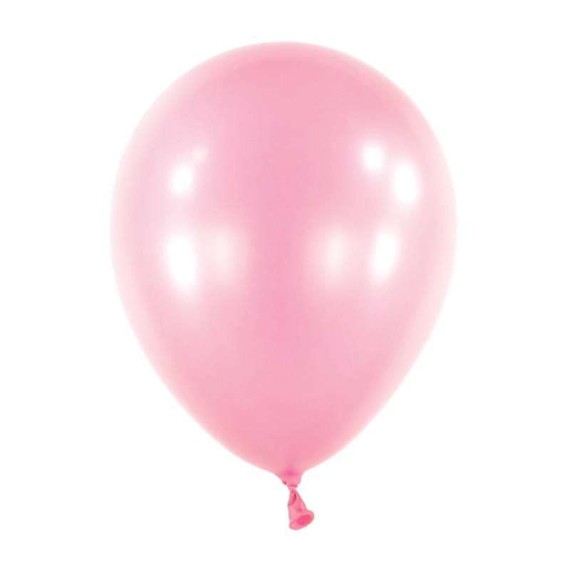 Ballons latex 11" ROND - 28CM - Rose nacré Anagram