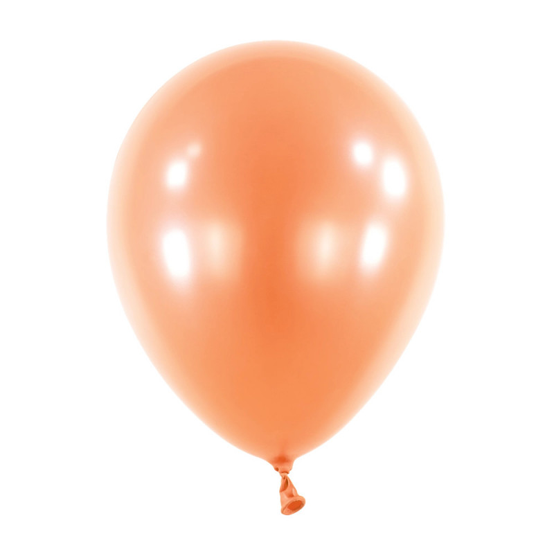 Mini Ballons latex 5" ROND - 13CM  - Rose gold nacré Pearl Rose Gold Anagram