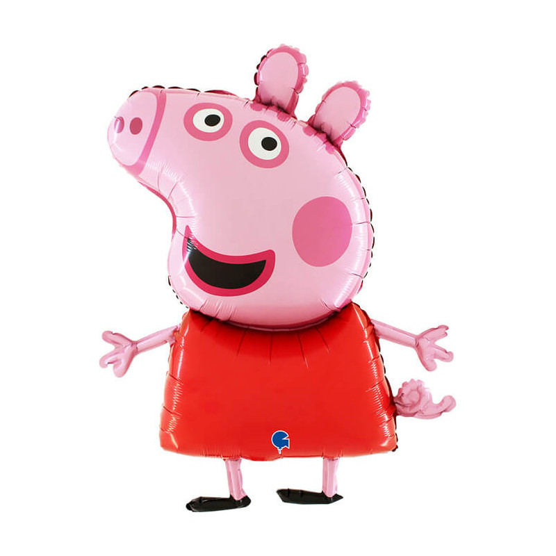 Ballon XL Peppa Pig – Peppa – 104 cm – Grabo – Licence Officielle