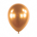 Ballons latex 11" ROND - 28CM - Bronze chromé