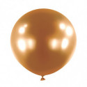 Ballons latex 24" ROND - 60CM - Bronze chromé Amber Anagram
