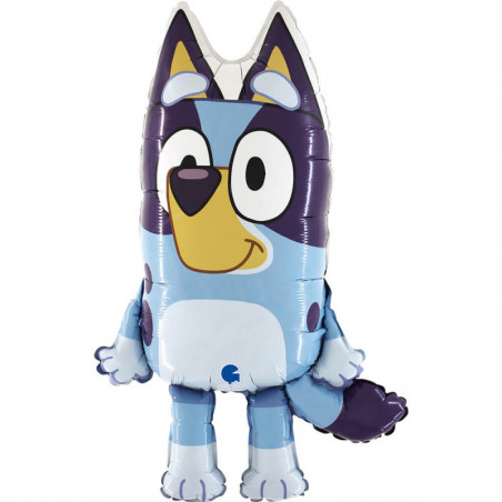 Ballon aluminium XL Bluey – Licence officielle – 47 x 76 cm - Bluey