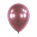 Ballons latex 11" ROND - 28CM - Rouge chromé