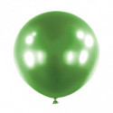 Ballons latex 24" ROND - 60CM  - Vert chromé Satin Luxe Emerald anagram