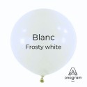 Ballons Latex 18" - 45 cm Blanc Mat Anagram
