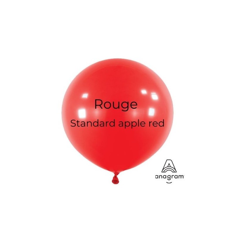 Ballons Latex 18" - 45 cm Rouge Anagram Décorateur