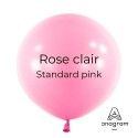 Ballons Latex 18" - 45 cm Rose Clair Anagram Décorateur