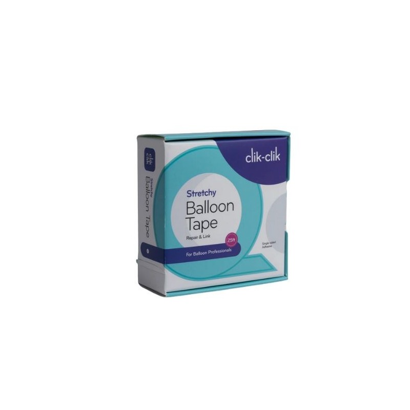 Rouleau de STRETCHY BALLOON TAPE Attache Ballons Clik-Clik