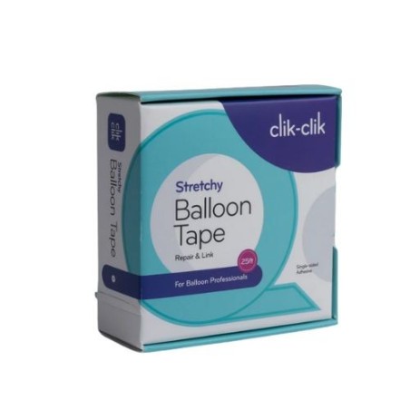 Rouleau de STRETCHY BALLOON TAPE Attache Ballons Clik-Clik