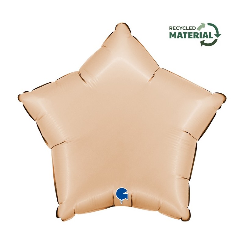 Ballon Alu Étoile Nude – 18" – Grabo